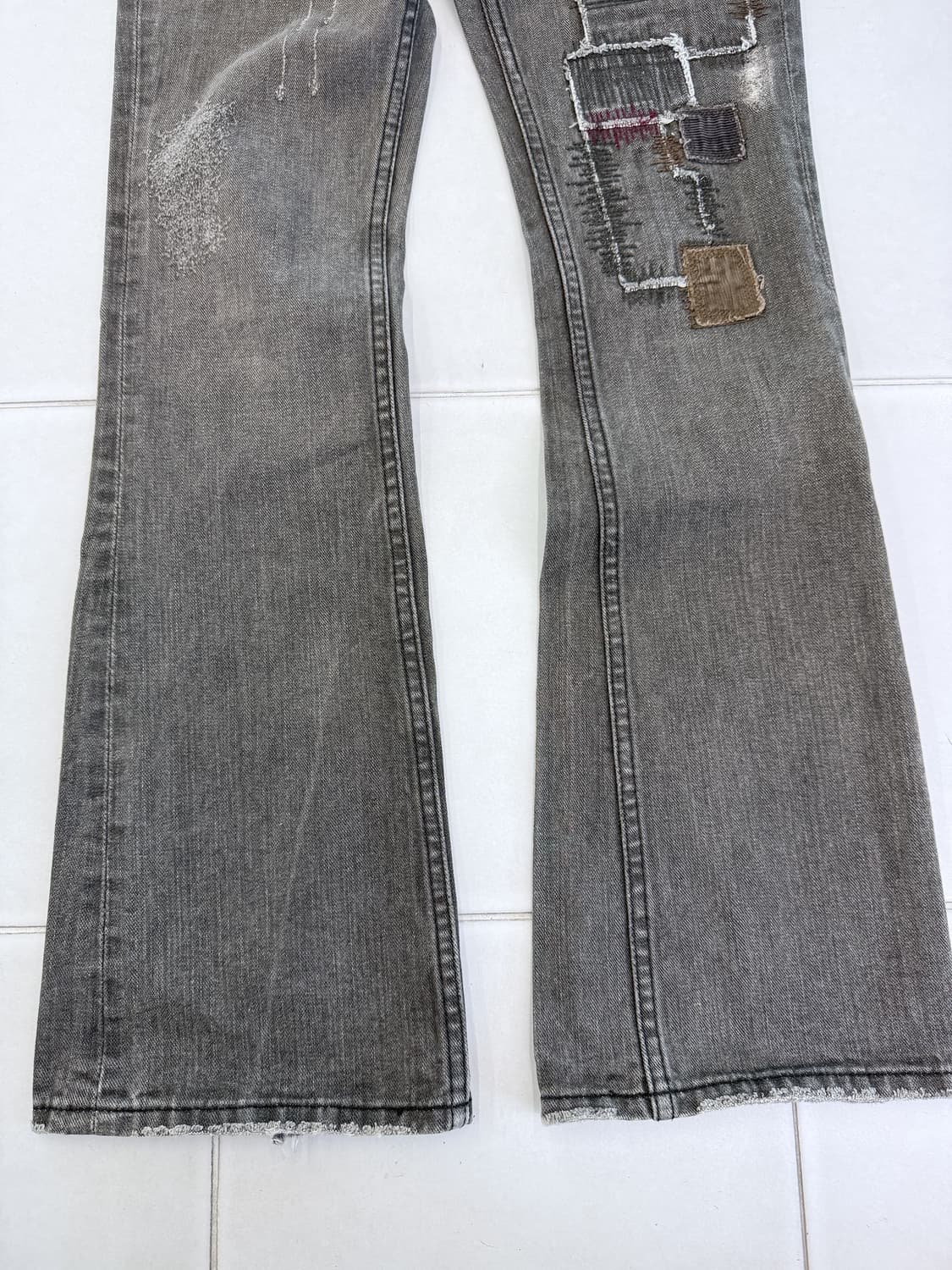 patchwork stitch jeans 상품이미지5