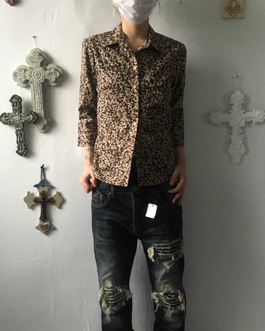 Ck pattern shirt 상품이미지5