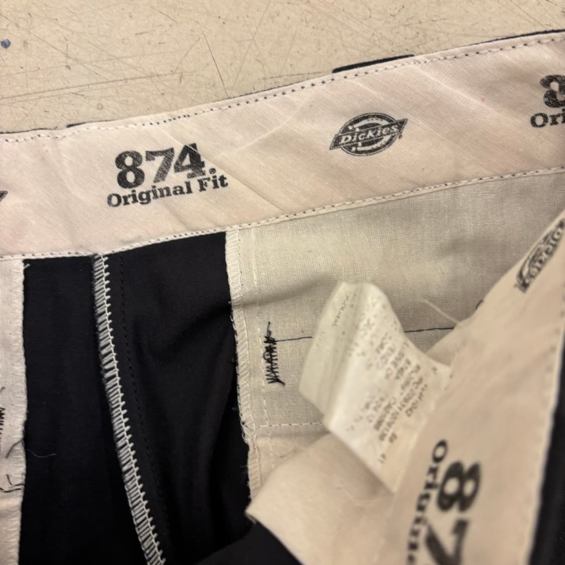 디키즈 874 블랙 코튼 팬츠 상품이미지3