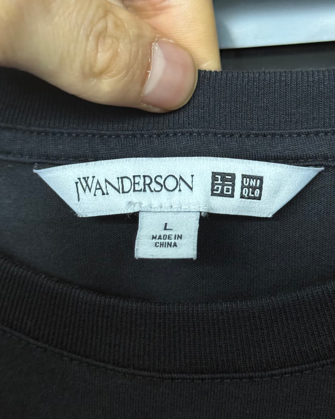 유니클로 jw앤더슨 플레어햄 반팔 티 원피스 사선 랩스커트 블랙 L 치마 상품이미지7