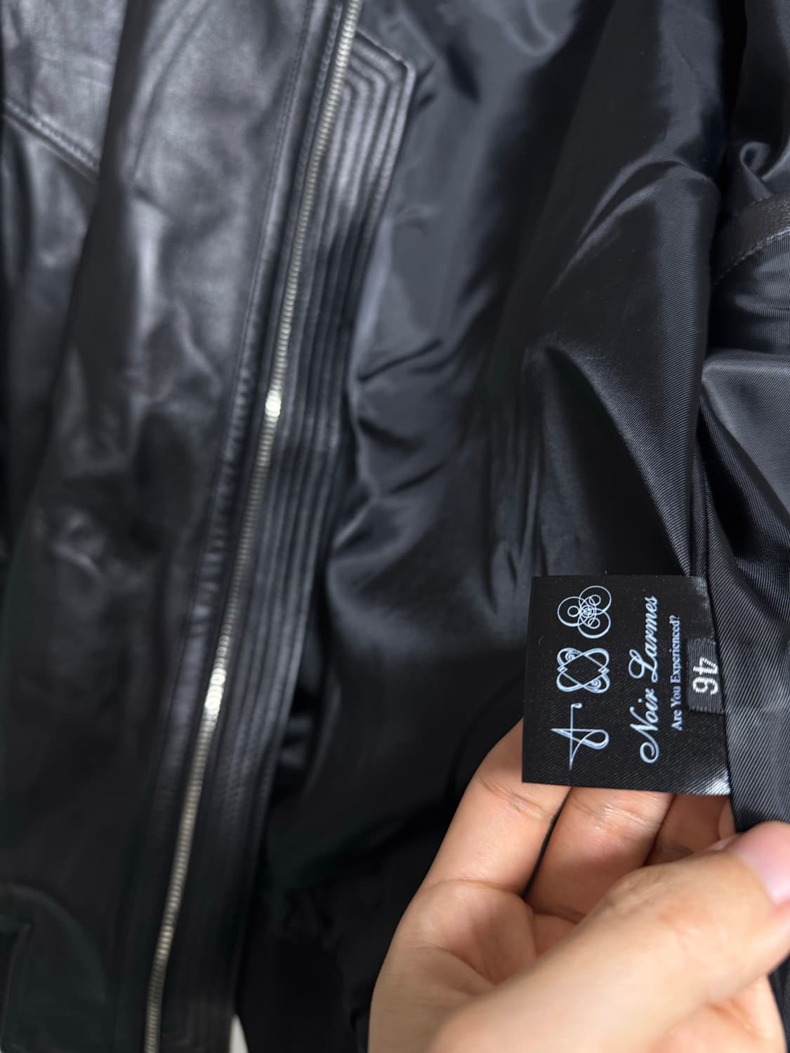 느와르라르메스 램레더 봄버 상품이미지5