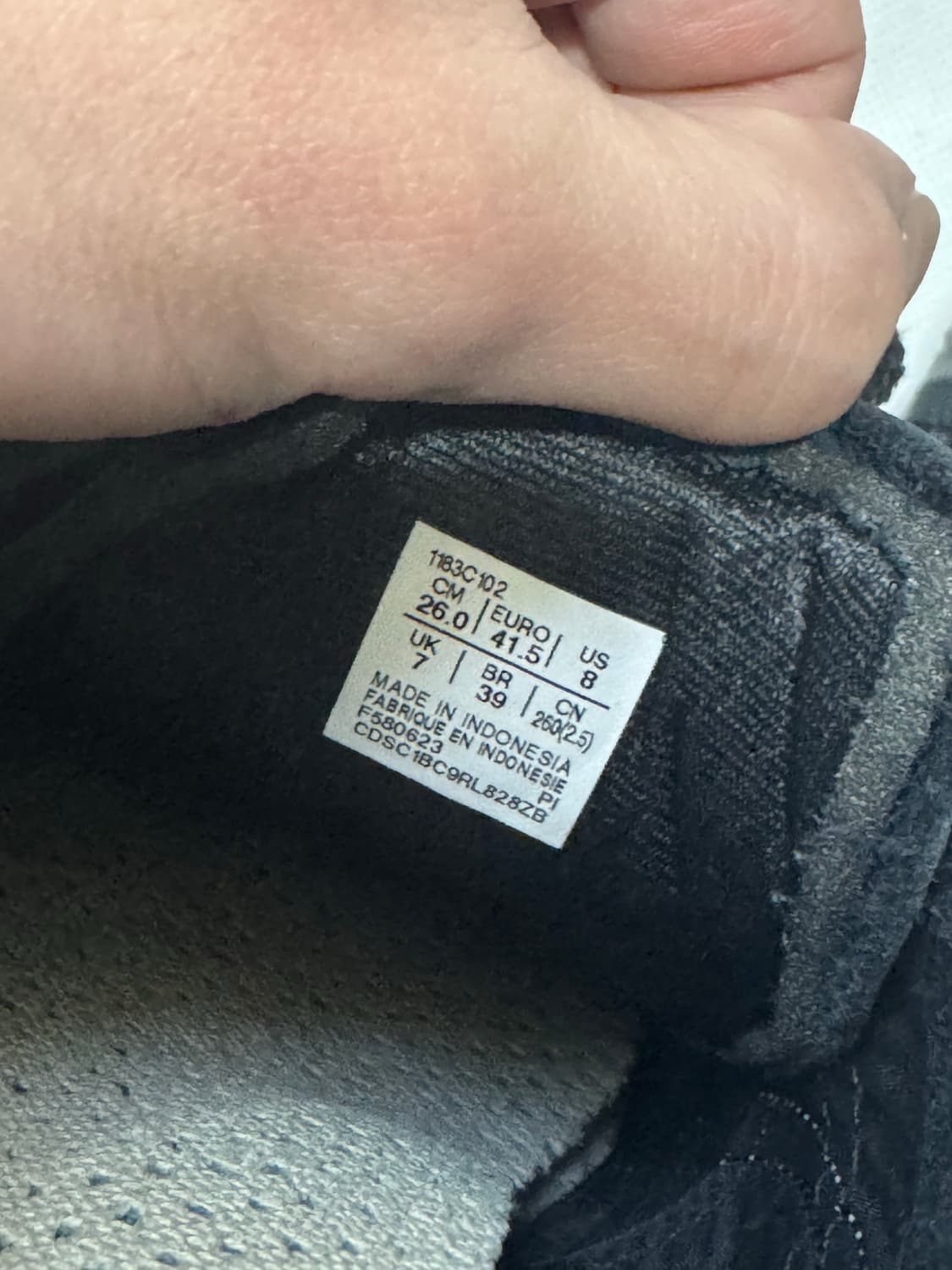 오니츠카타이커 멕시코66 블랙화이트 260사이즈 상품이미지4