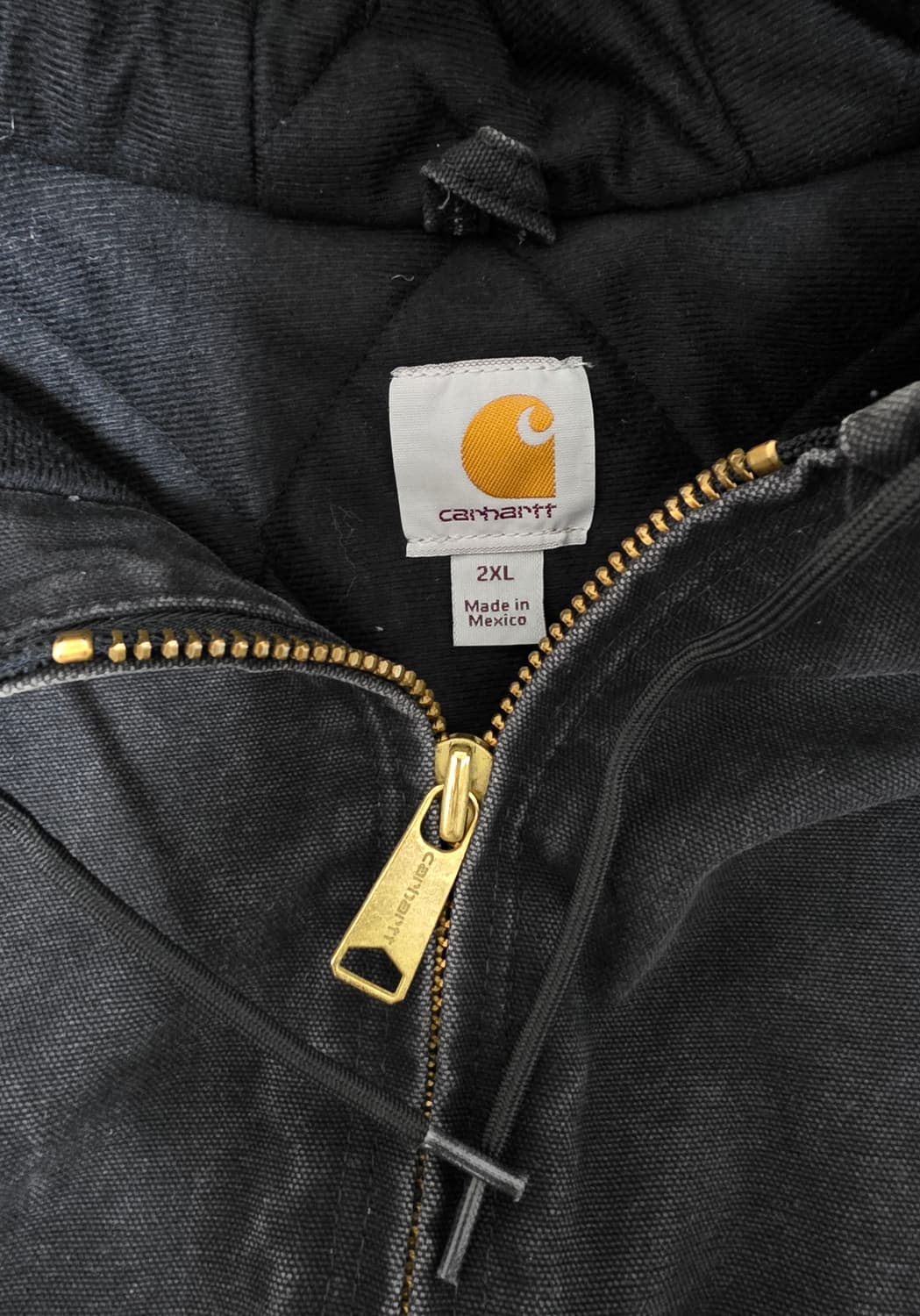 칼하트 덕 액티브 J130 BLK 2XL 블랙 XXL 상품이미지3