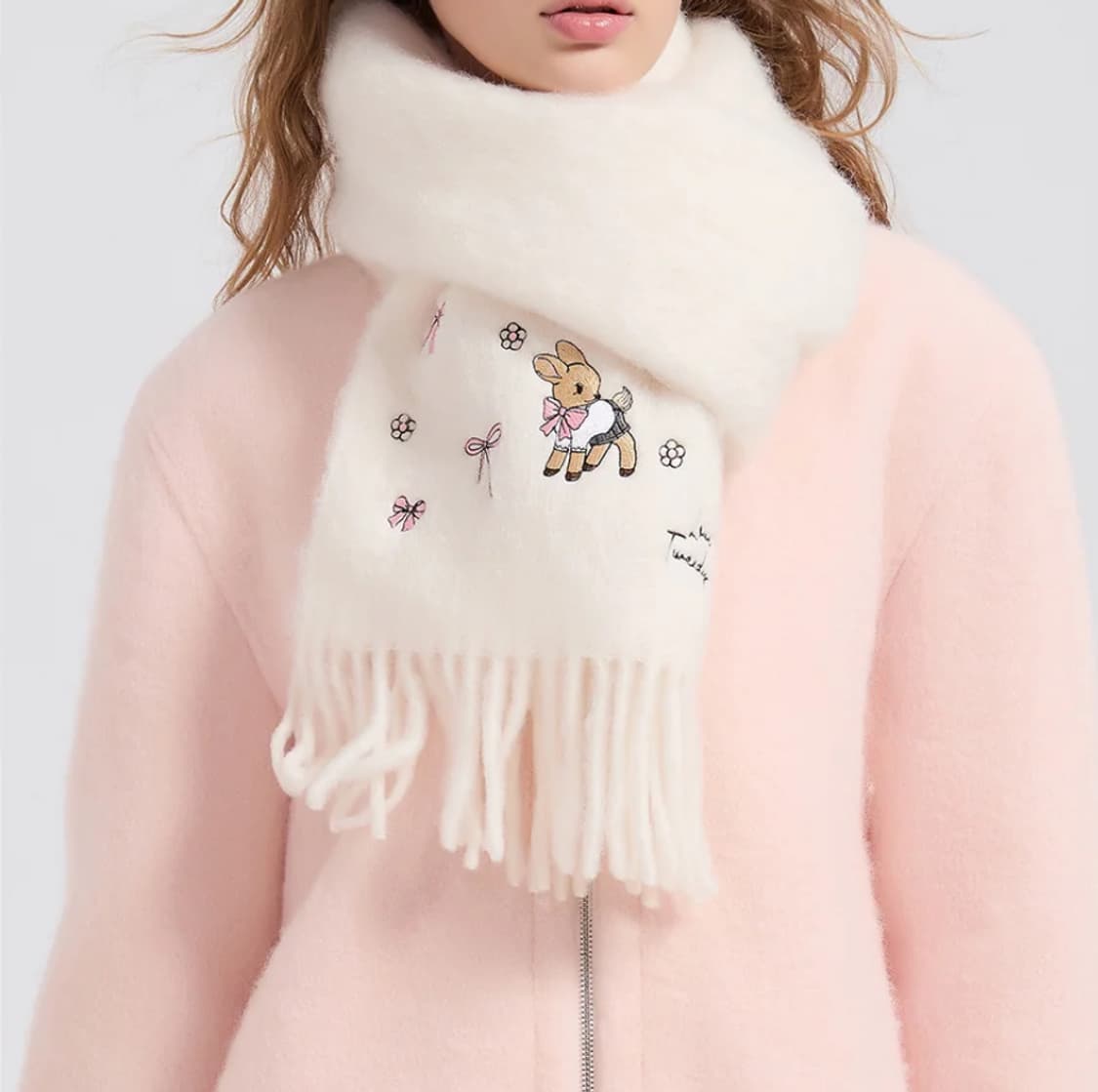 [트위디아] Dia Love Ribbon Muffler 머플러 / 시눈 상품이미지3