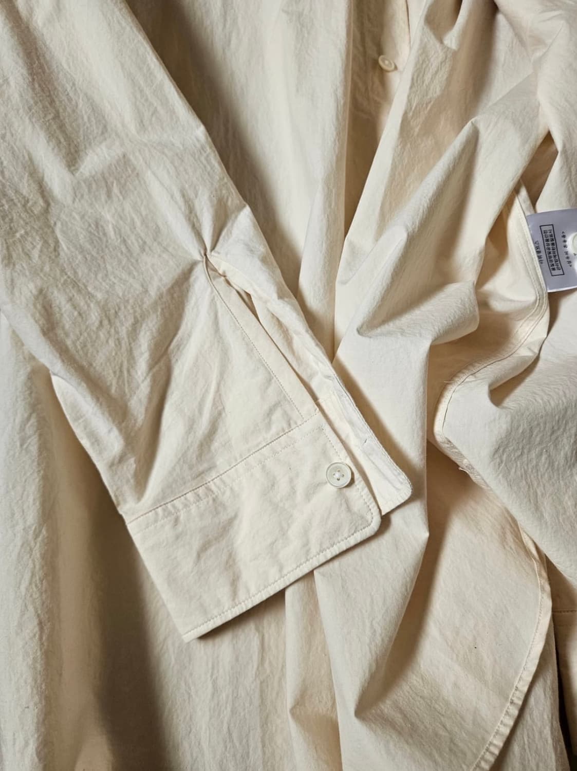 아워셀브스 타입라이터셔츠 아이보리 2사이즈 상품이미지4