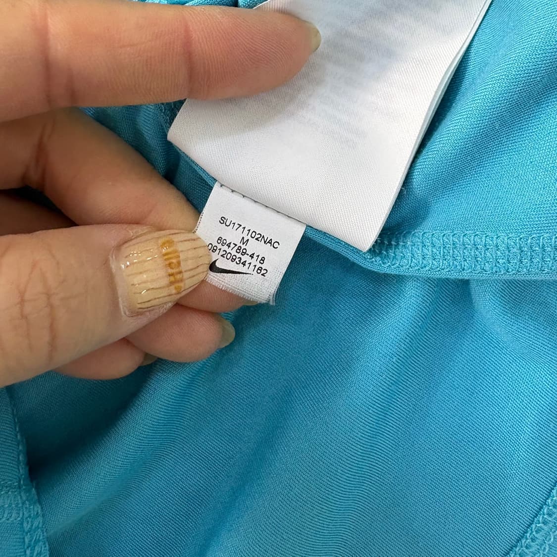 M 나이키 여성 브이넥 반팔 티셔츠 0416J 상품이미지4