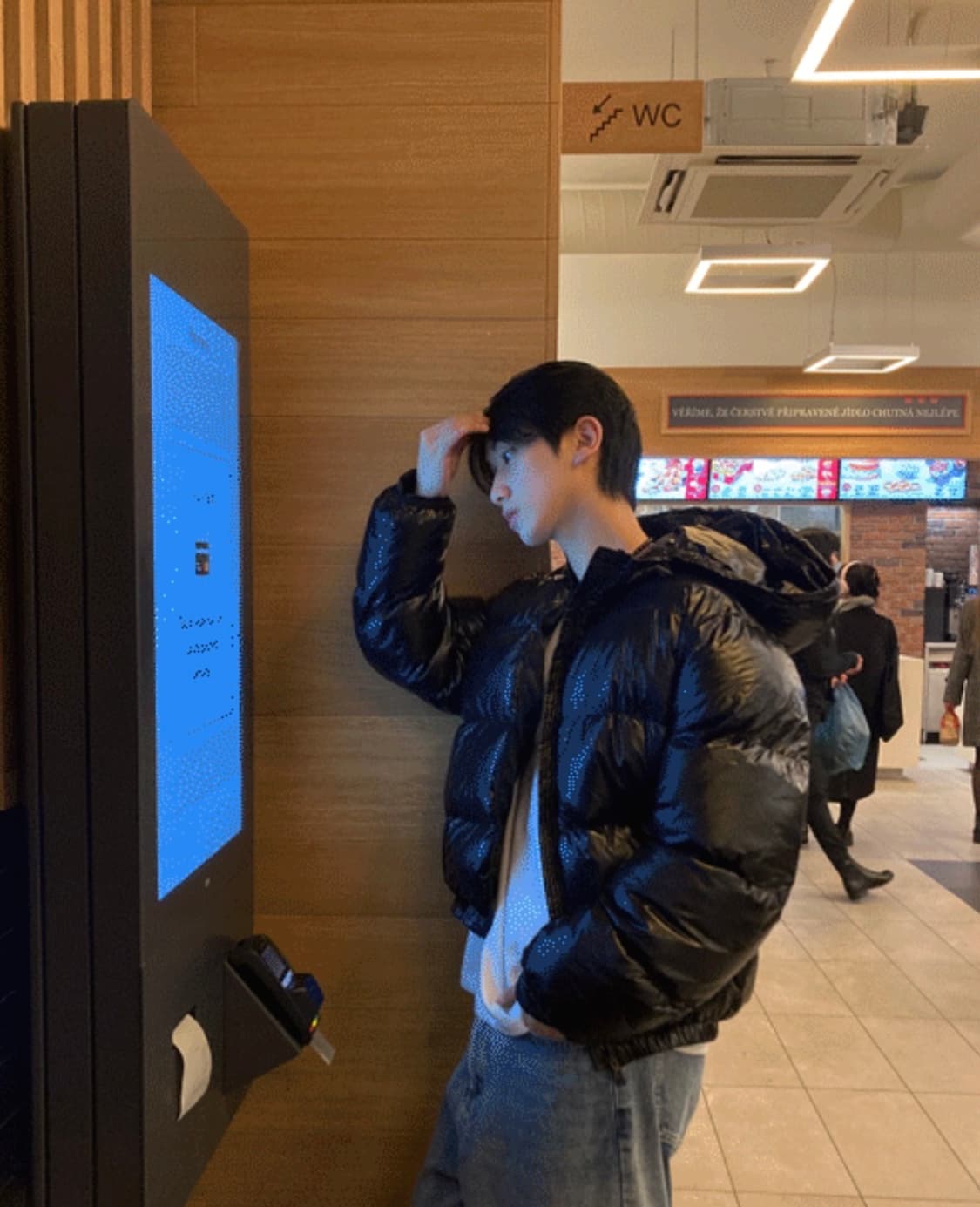 베이그 유광패딩 상품이미지2