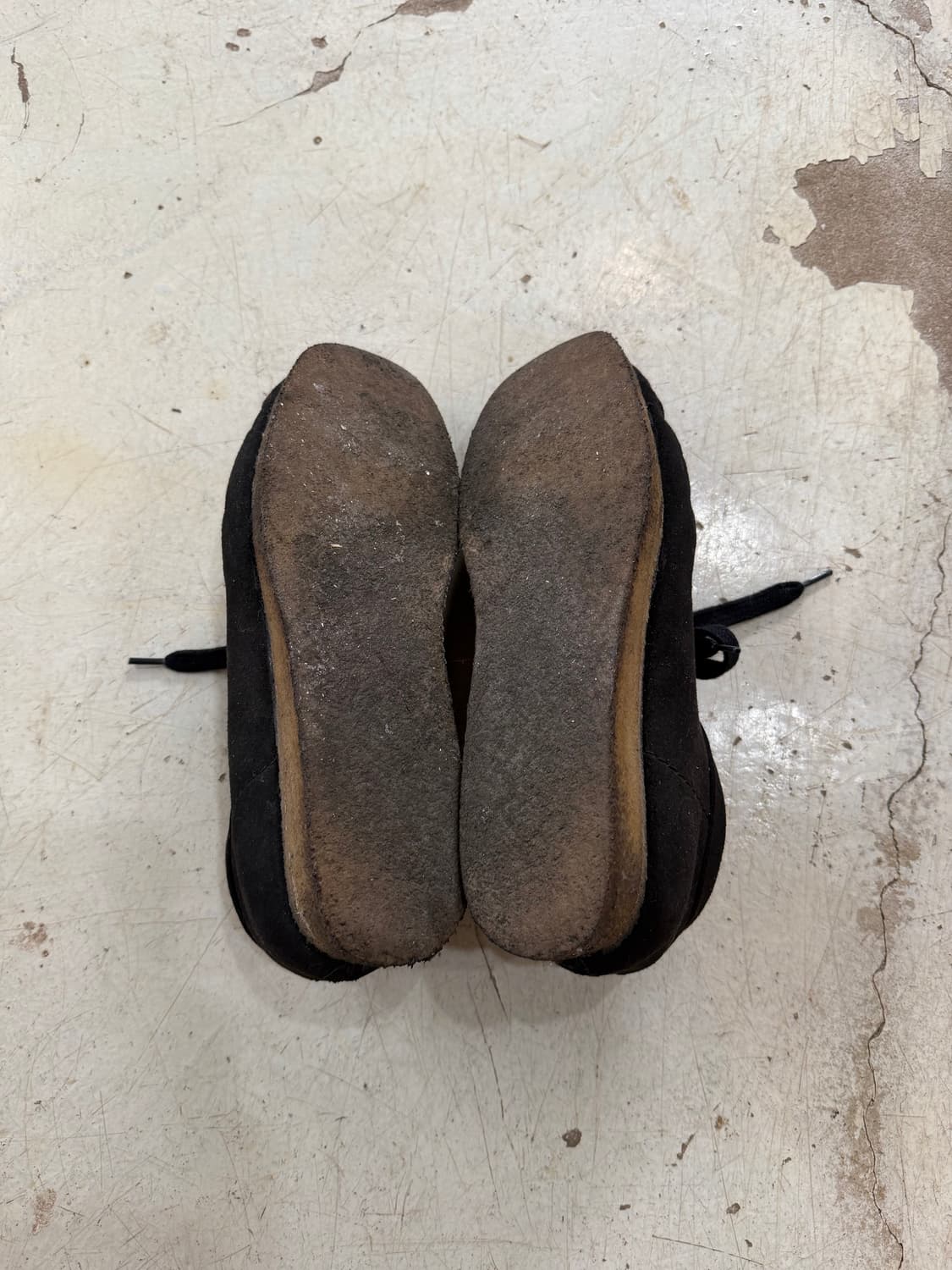 클락스 Black Faux-Suede Wallabee Derbys 상품이미지4