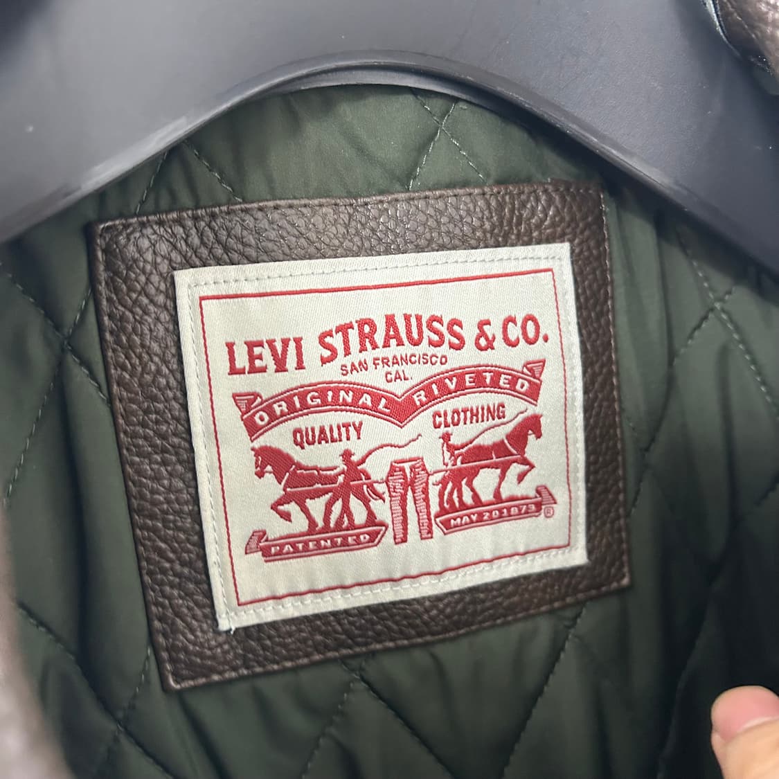 리바이스 레더 쉐르파 자켓 상품이미지8