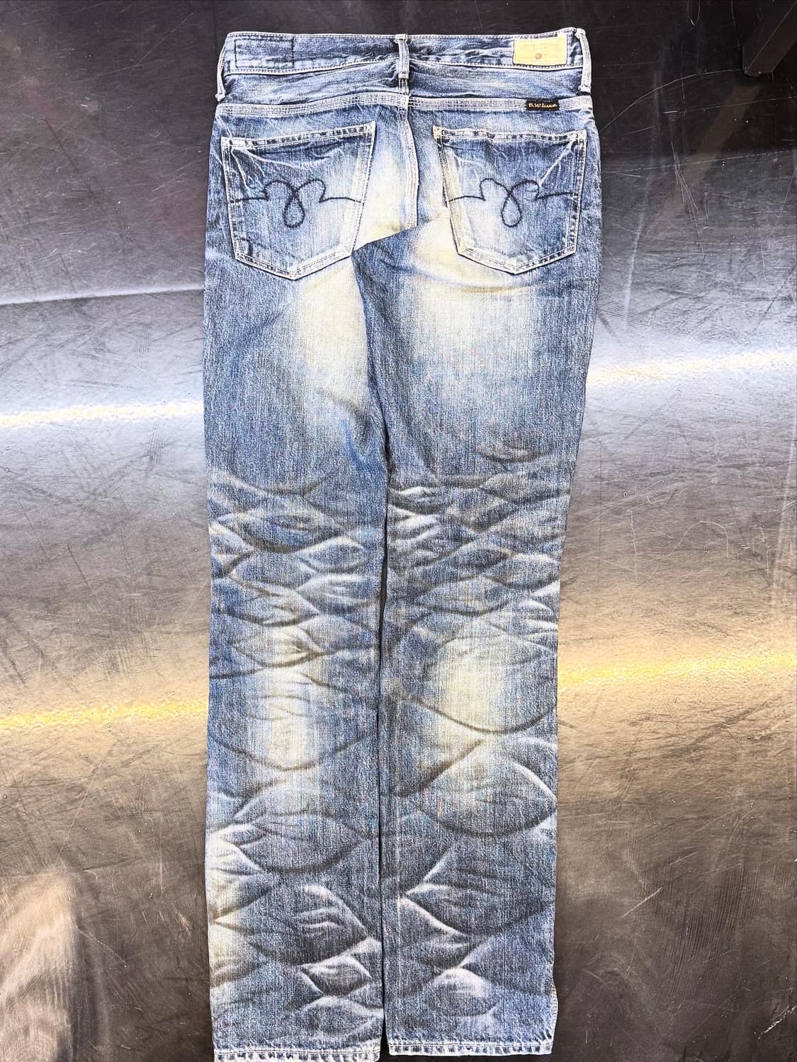 Japanese vintage 더티워싱 슬림핏진 상품이미지2