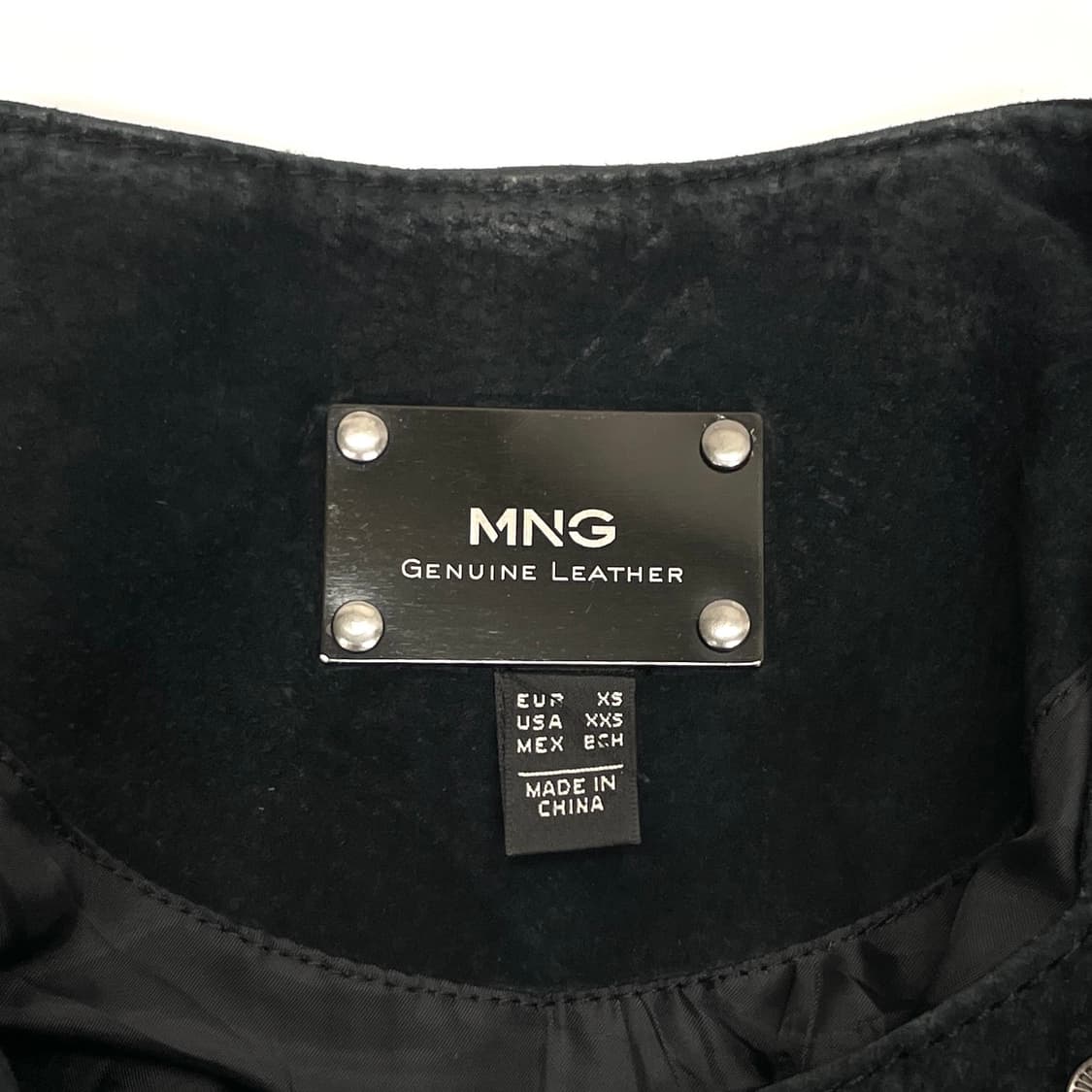 MNG Genuine Leather 스웨이드 바이커 자켓 상품이미지9