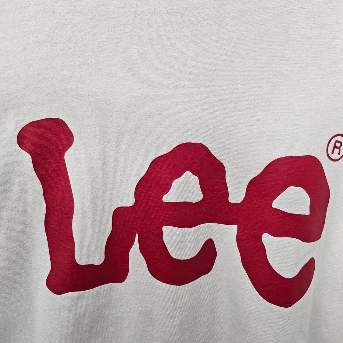LEE 빅로고 반팔티 레드 상품이미지3