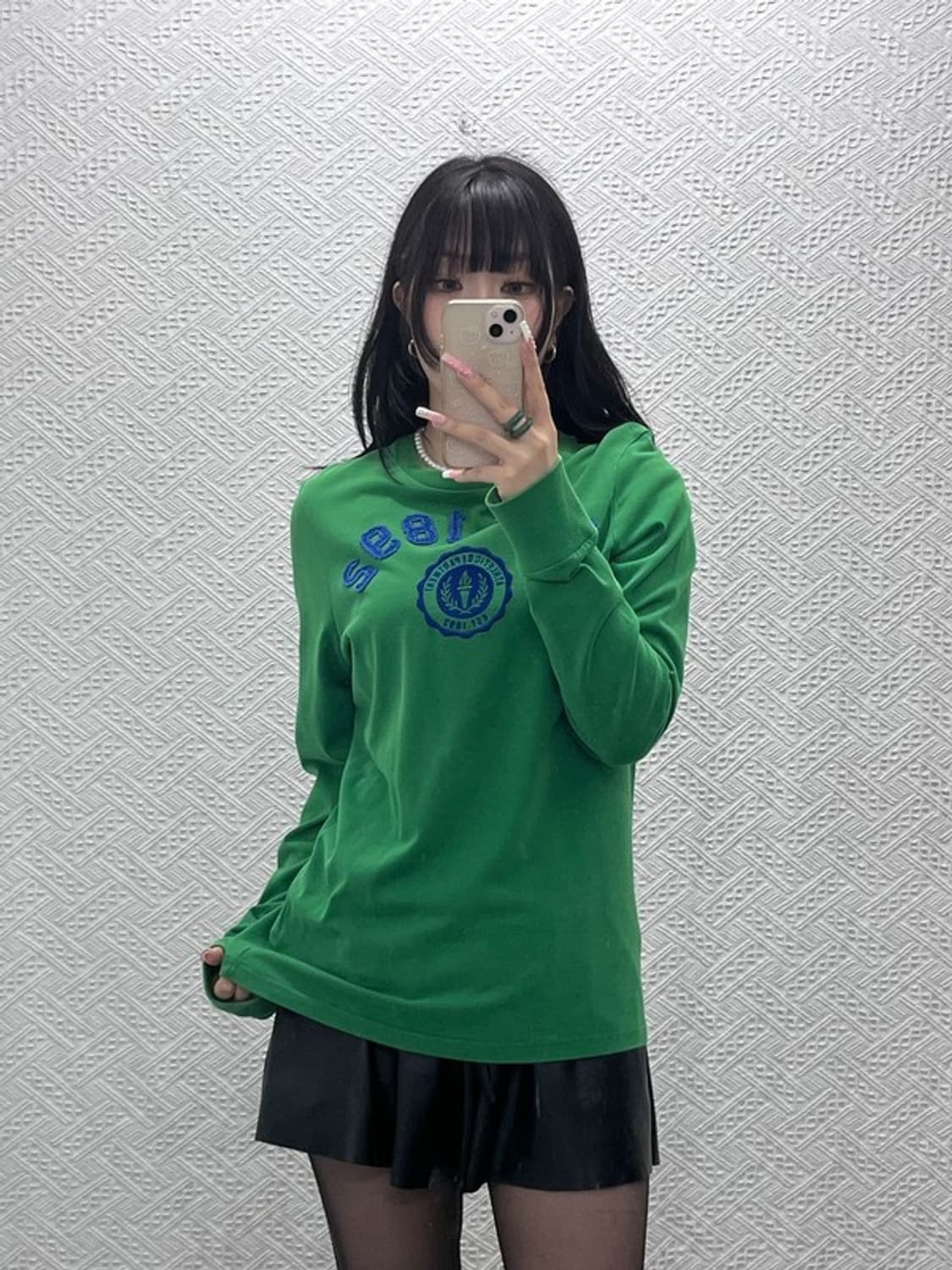 아베크롬비 빈티지 Y2K 레트로 딥그린 롱슬리브 M C12561 상품이미지2