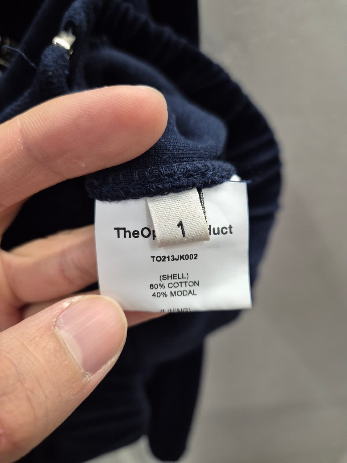 Theopenproduct 벨벳 트랙 자켓 네이비 1 상품이미지6