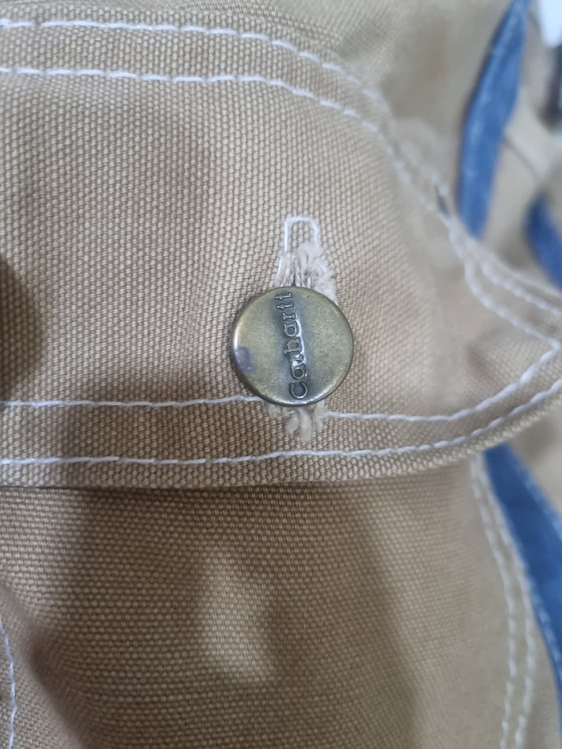 칼하트 브라운 덕 캔버스 커스텀 토트백 상품이미지5