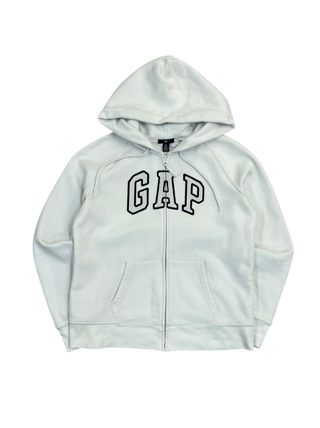 갭 기모 후드집업 화이트 XL #csz3345 상품이미지3