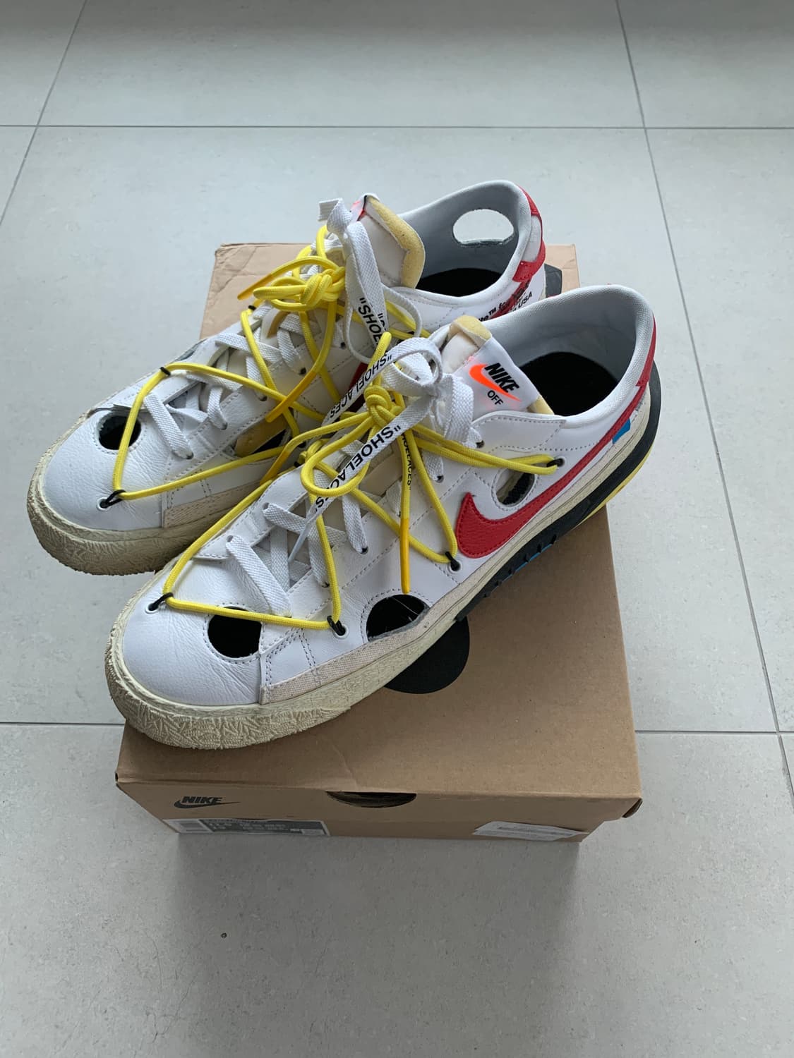 [295] 나이키 오프화이트 블레이져 로우 상품이미지2