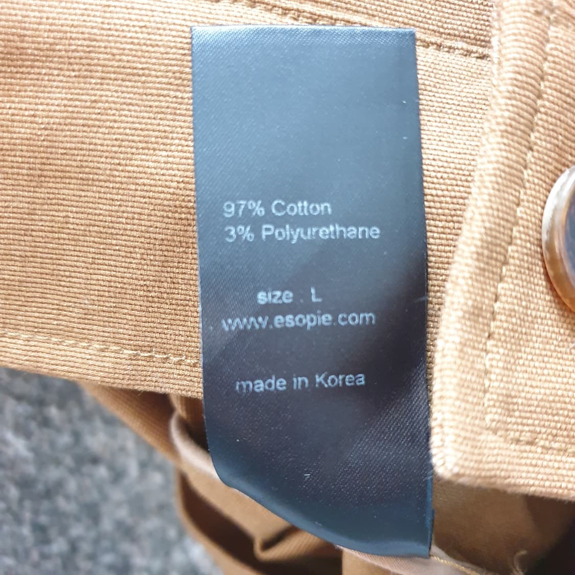 [무료배송] ESOPIC 코튼 폴리우레탄 자켓 상품이미지3