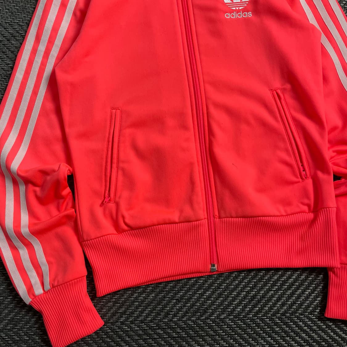 아디다스 우먼스 파이어버드 빅로고 네온 핑크 트랙탑 져지y 4328 상품이미지5