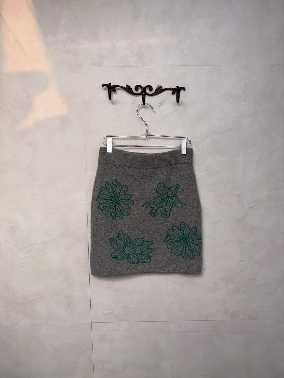 Mardi Mercredi wool blended daisy skirt  상품이미지4