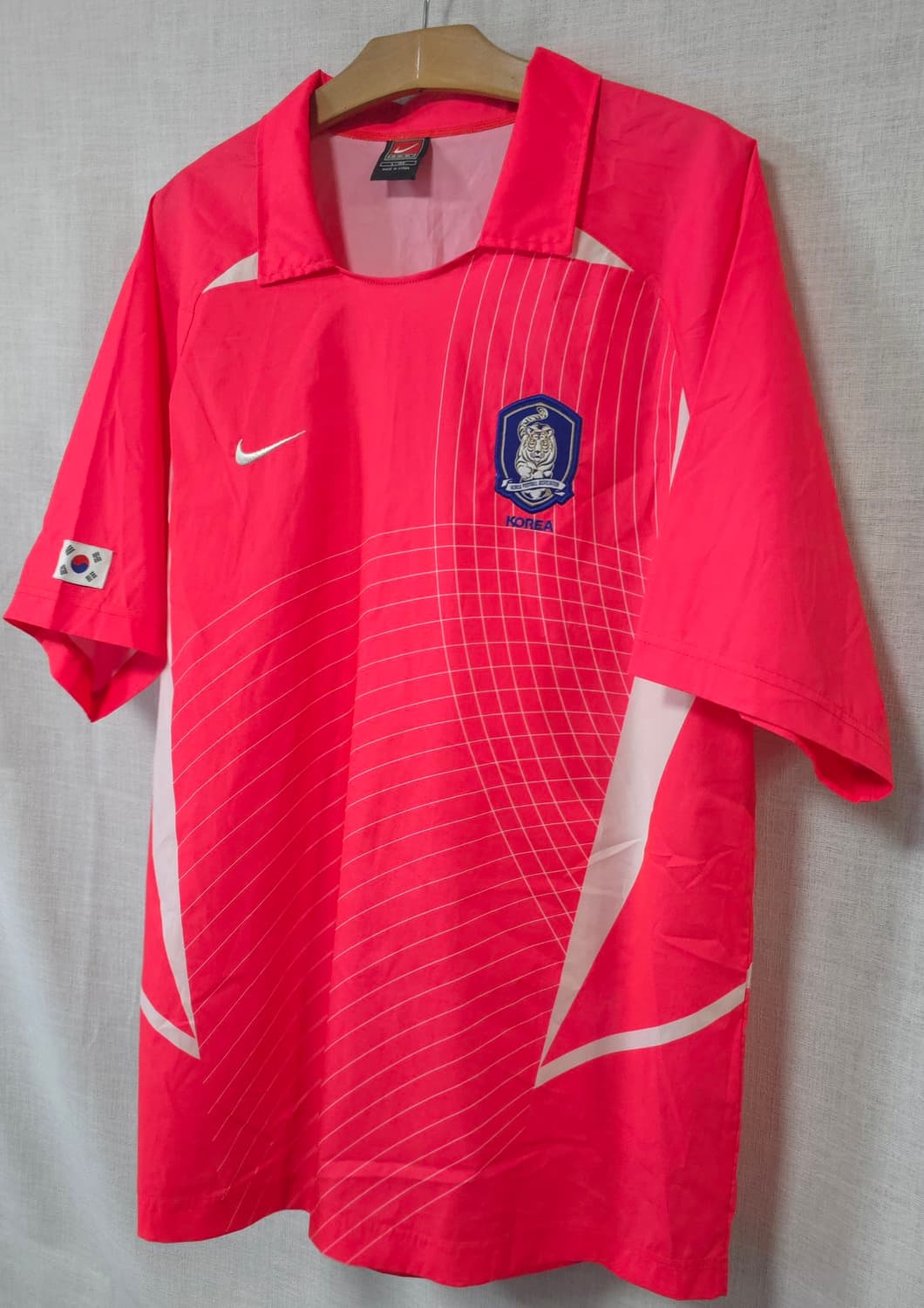나이키 2002 월드컵 대한민국 국대 축구 유니폼 져지 태극기 패치 10 상품이미지2