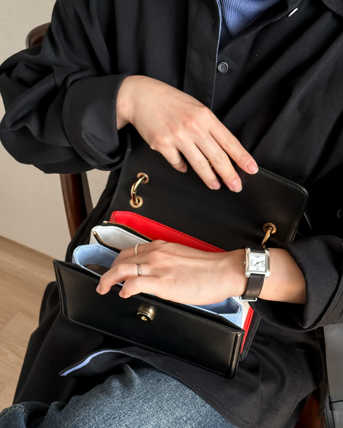 마르니 비트 아코디언 숄더백 상품이미지3