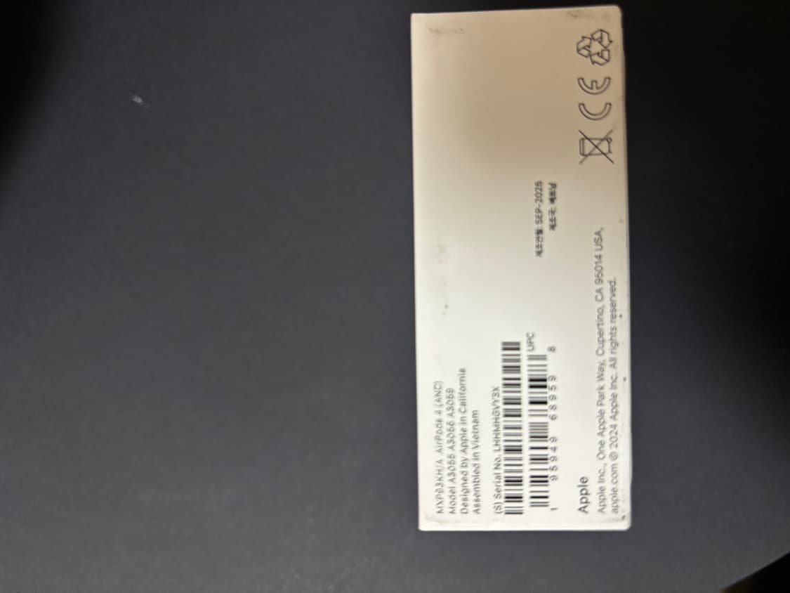 에어팟4세대 노캔 미개봉 새제품 상품이미지2