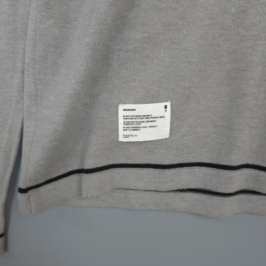 새제품)페리 엘리스 아메리카 Perry Ellis 스트라이프 니트 105 상품이미지3