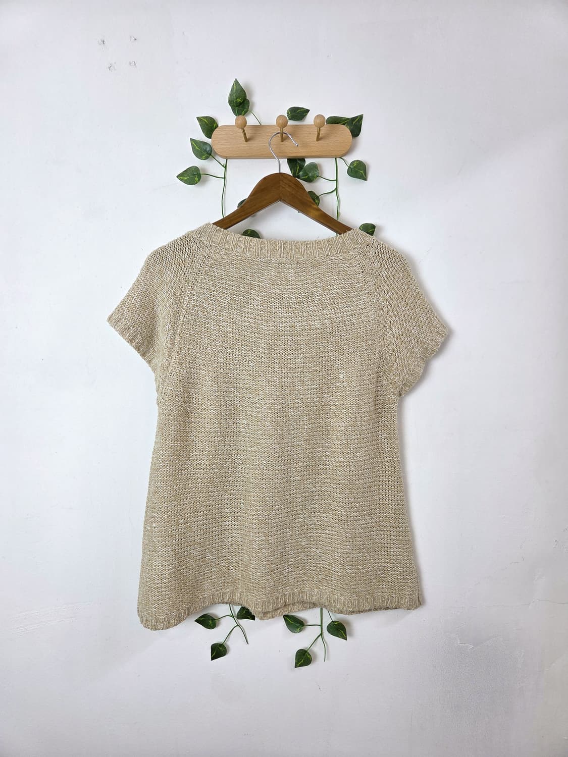 maple feel 모리 반팔 니트 상품이미지4