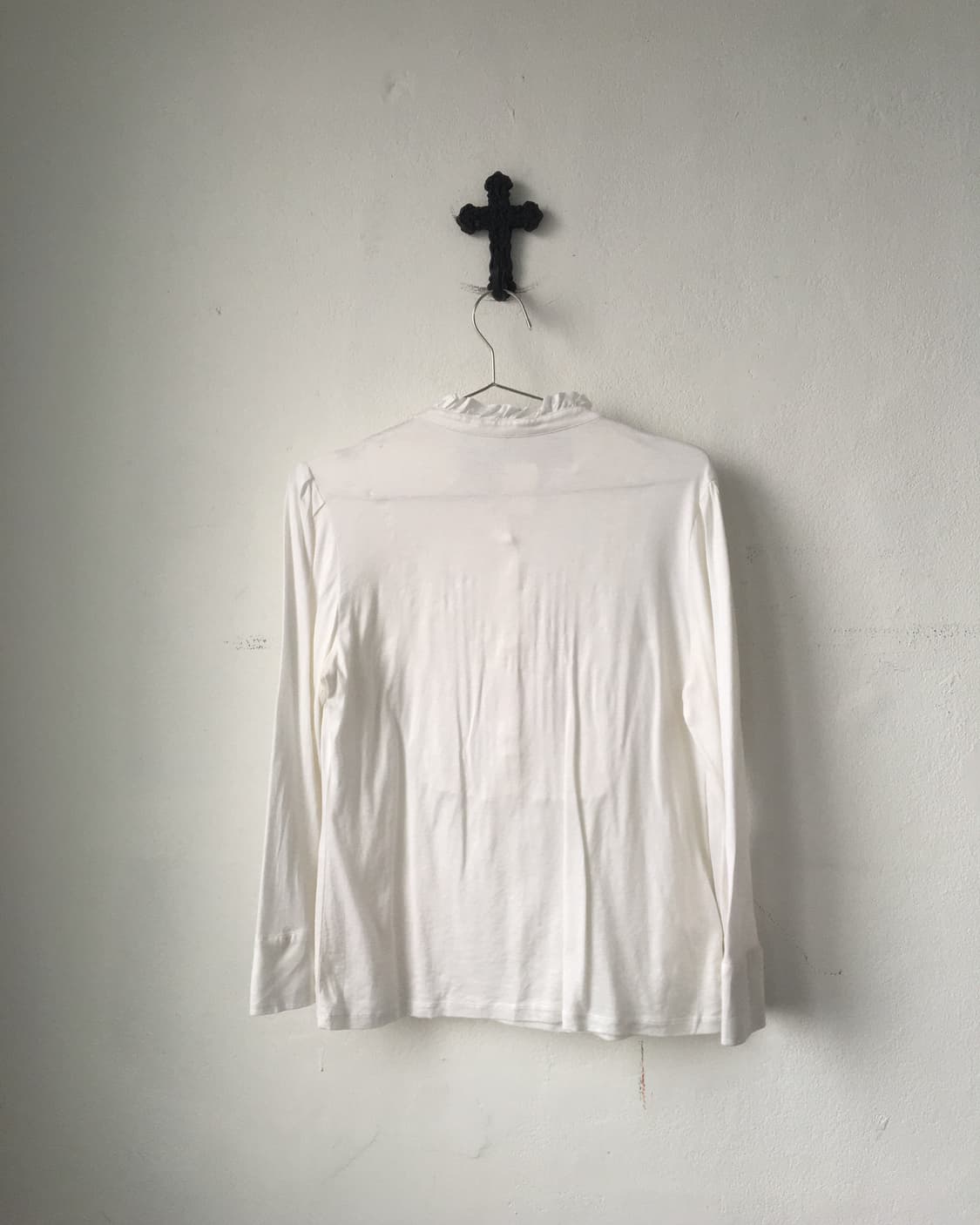 Frill point high neck sleeve 상품이미지3