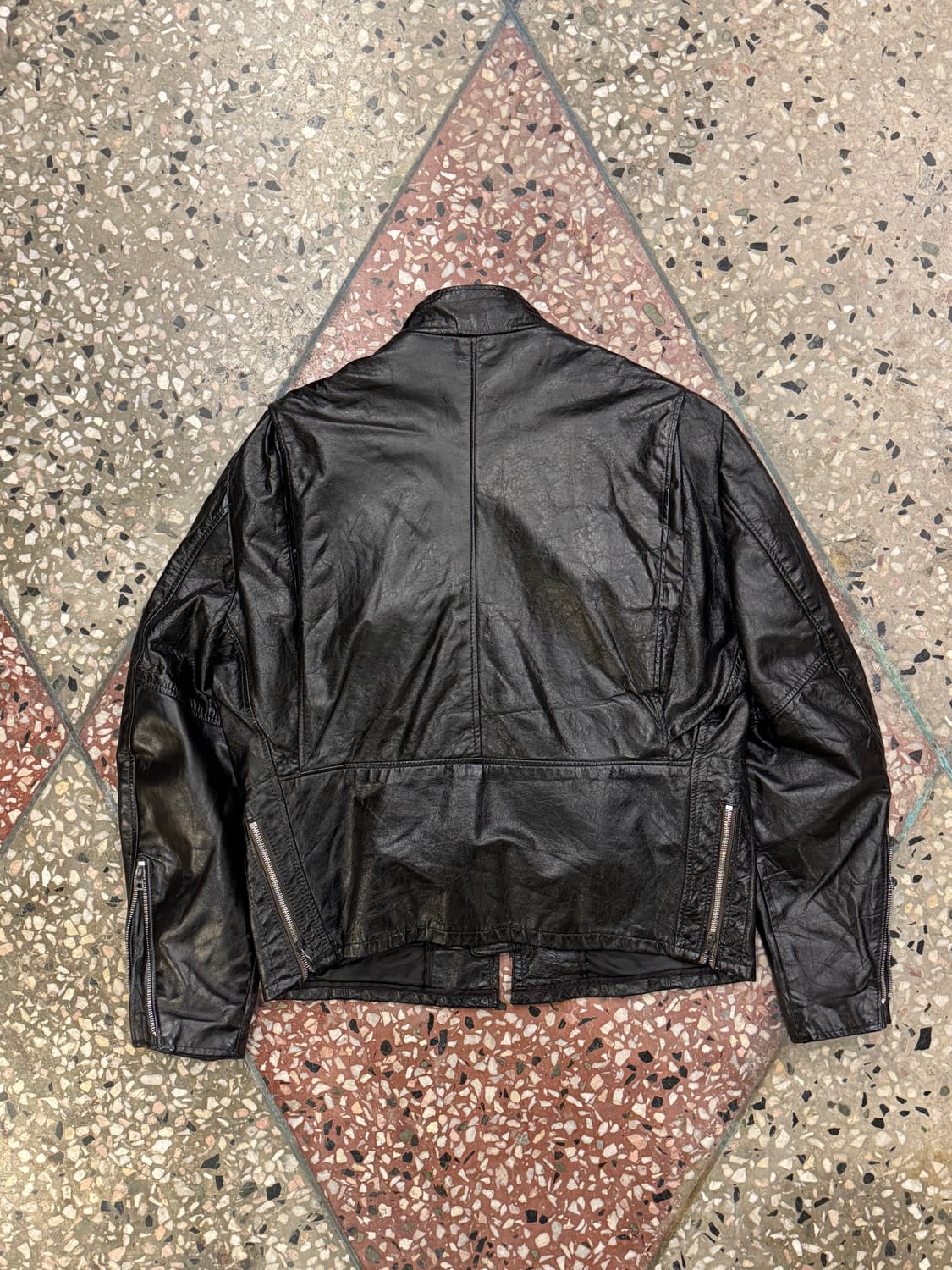 90s Sears 싱글 레더자켓 (42) 상품이미지4