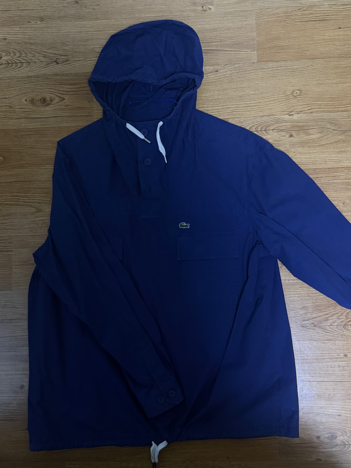 라코스테 아노락 후드 네이비 상품이미지2