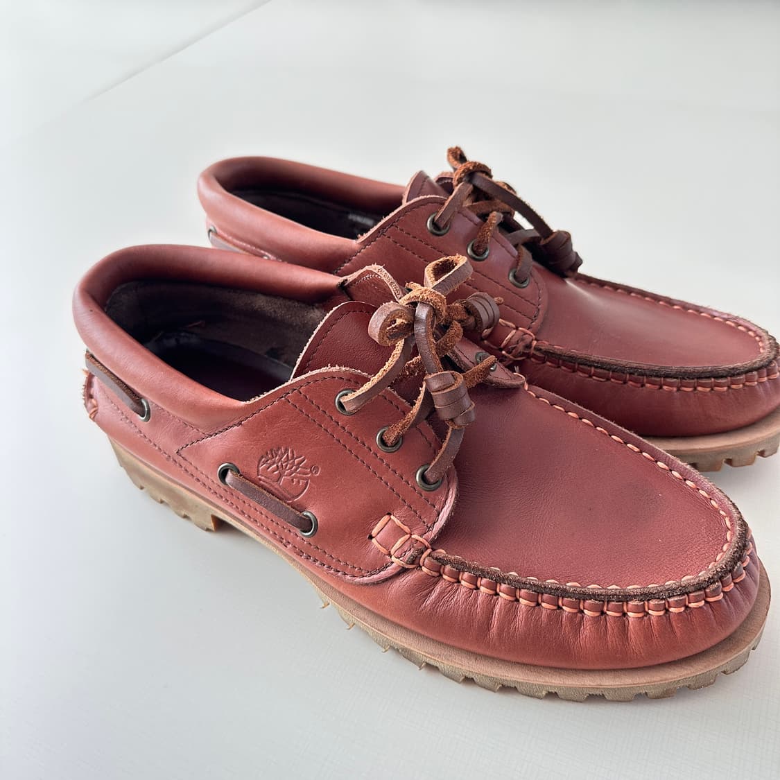 90s 팀버랜드 3아이 보트슈즈 MADE IN USA  상품이미지3