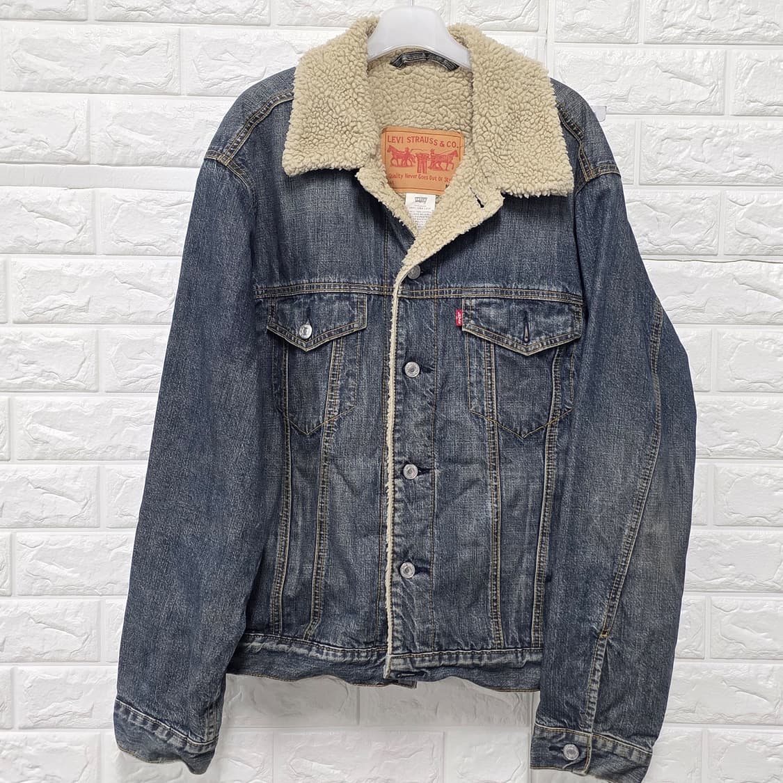 택포// 리바이스 데님 쉐르파 청자켓 M-L 상품이미지1