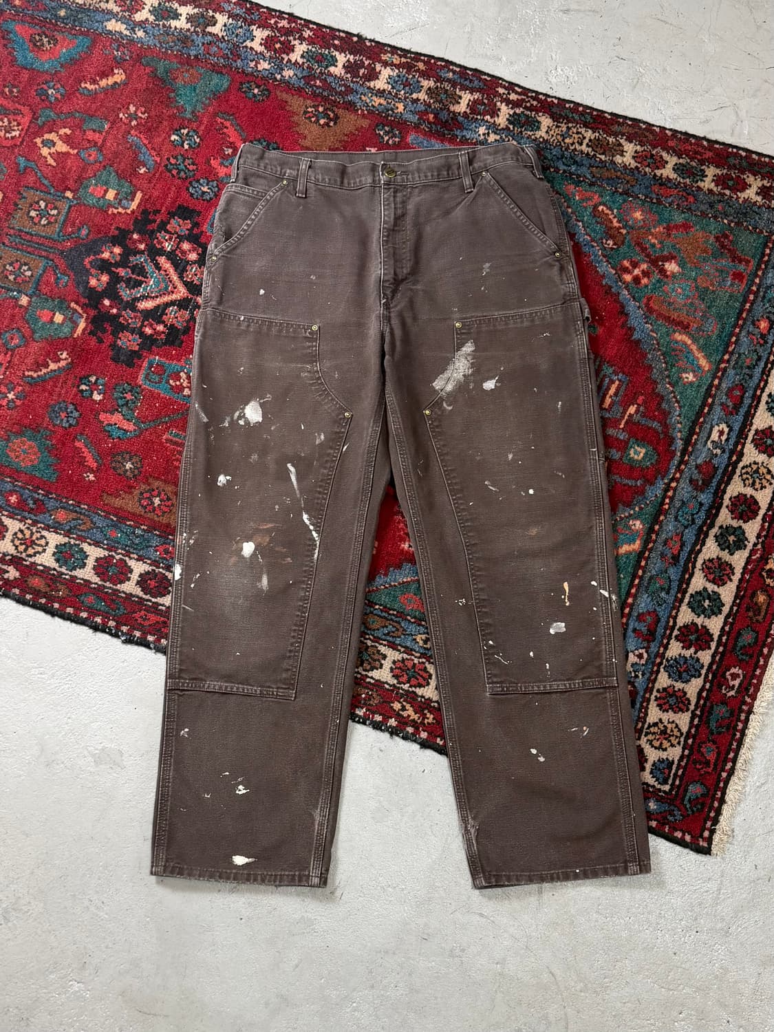 OG 칼하트 더블니 다크브라운 칼하트 B136 DKB 썩블니 상품이미지1