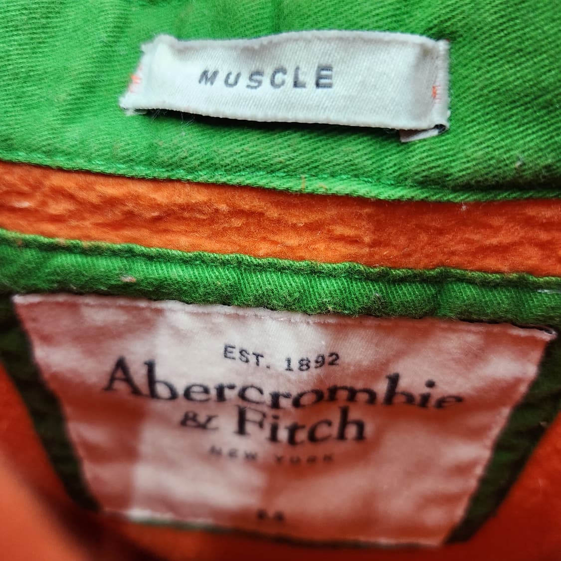 아베크롬비 스펠아웃 로고 후드티 M(L) 상품이미지4