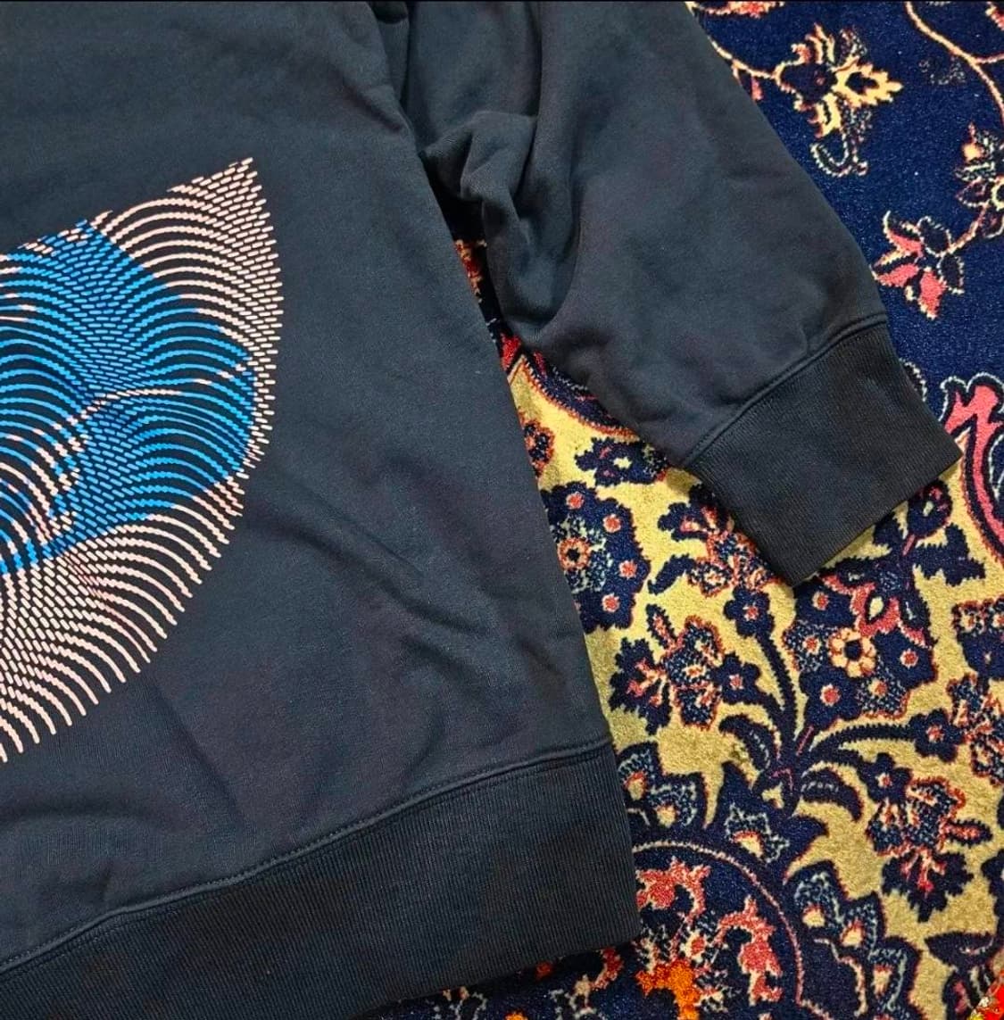 팔라스(PALACE) 믹스업 네이비 후드 티셔츠 L size 상품이미지6