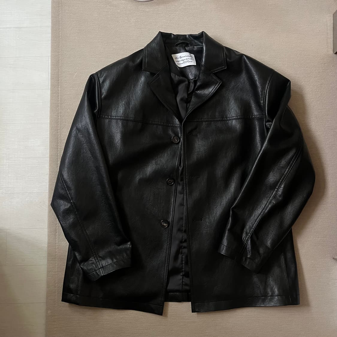 러브바이무드 캐롤 레더 자켓 상품이미지6