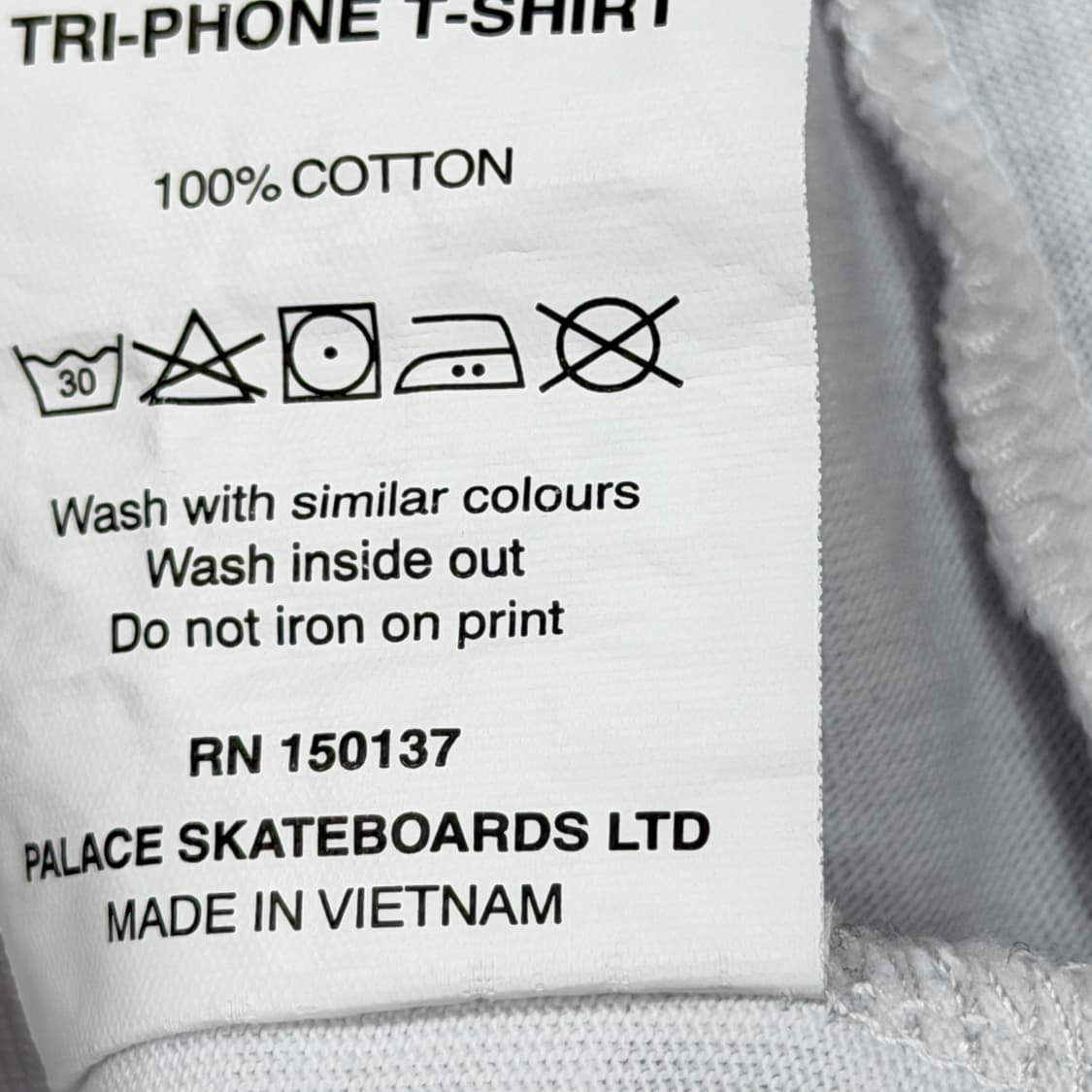 20SS 팔라스 트라이폰 반팔티 화이트 L 상품이미지7
