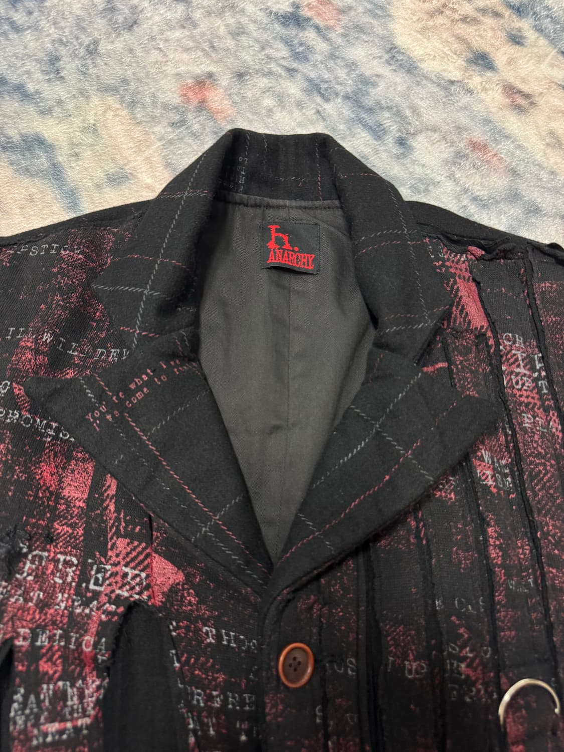 H.anarchy 00s archive distressed punk ja 상품이미지8