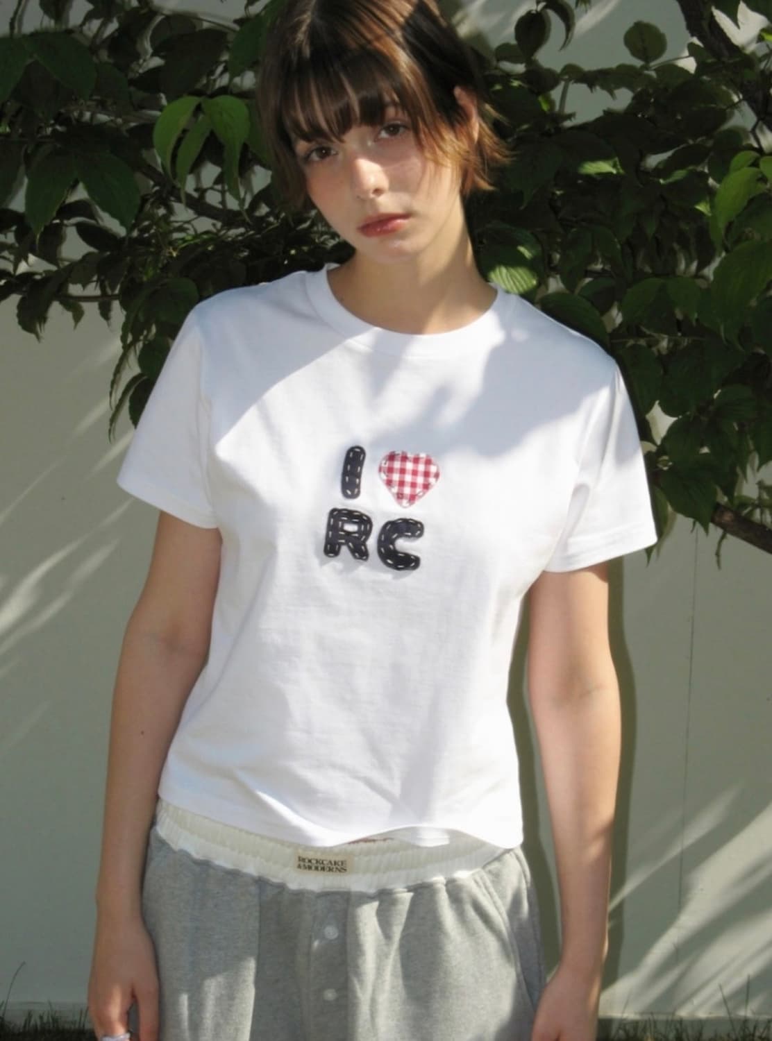 락케이크 Cheak Heart top white  상품이미지2