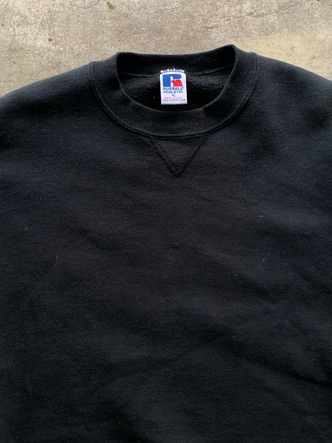 90s 러셀 애슬레틱 튜블러 스웻셔츠 블랙 상품이미지4