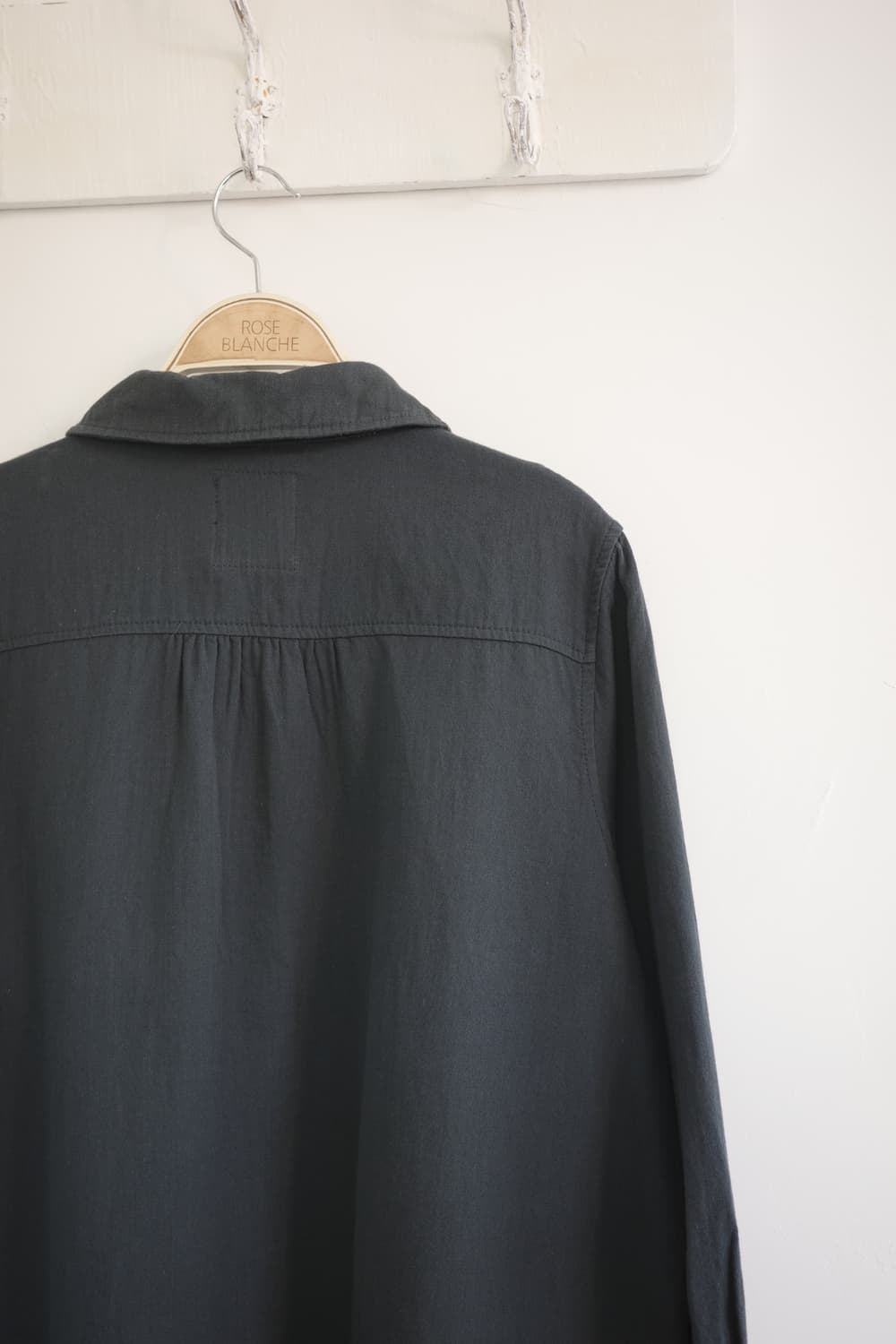 일본 빈티지 둥근 카라 딥그린 원피스 상품이미지4