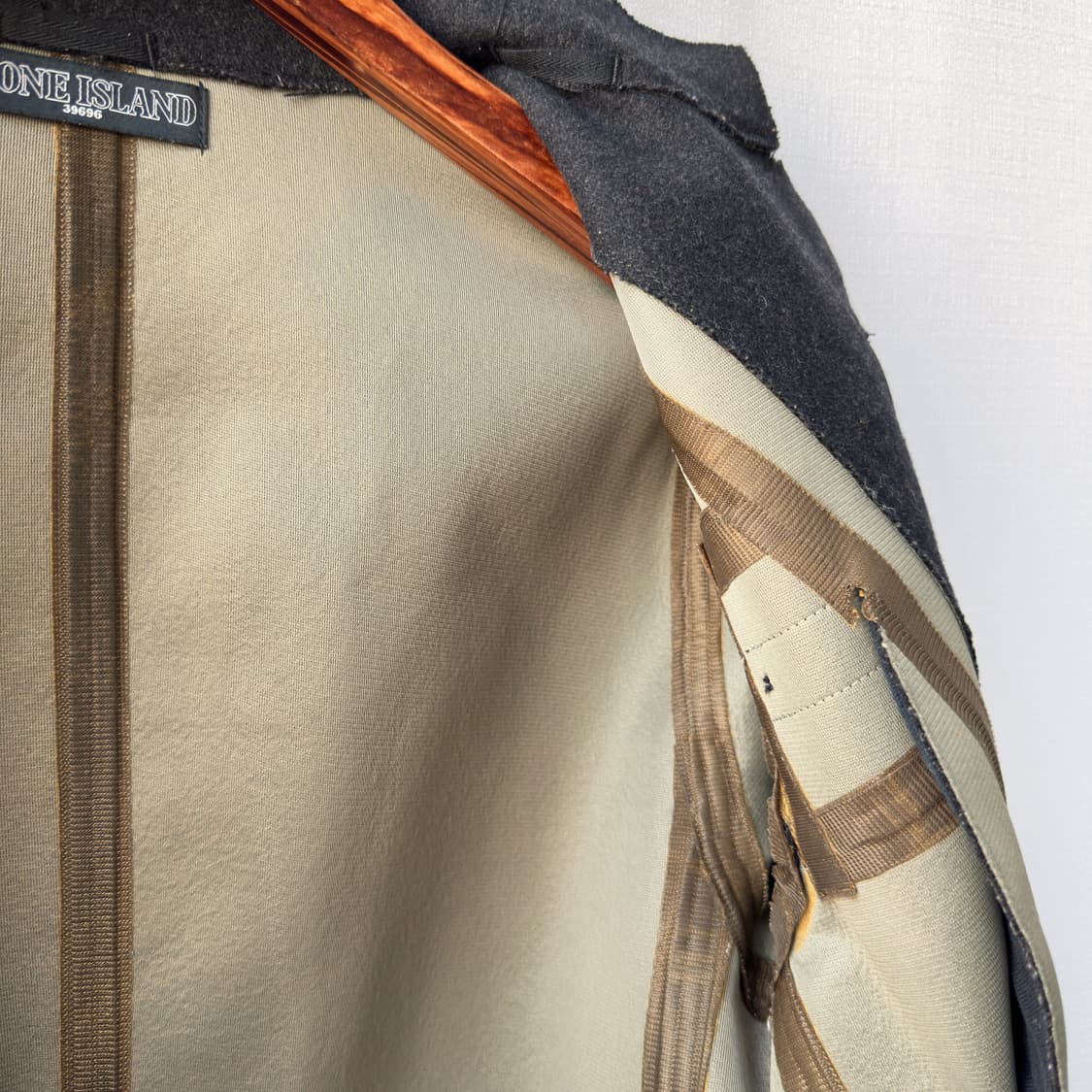 스톤아일랜드 쉐도우프로젝트 Fall 2009 울혼방 자켓 차콜 95(S) 상품이미지9