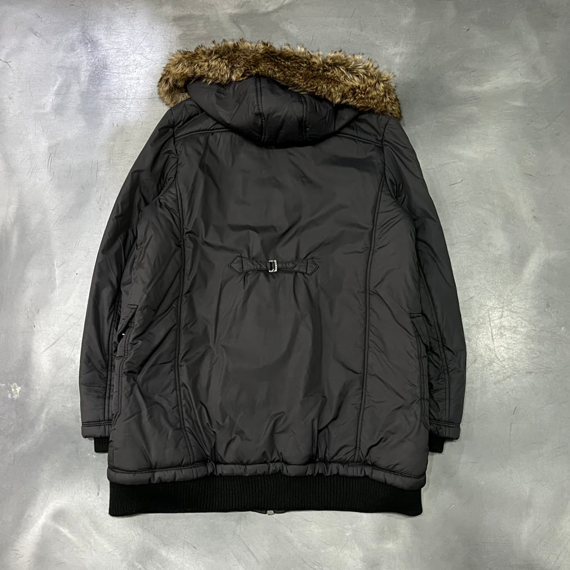  디젤 레이어드 퍼 후드 패딩 y14513 상품이미지2