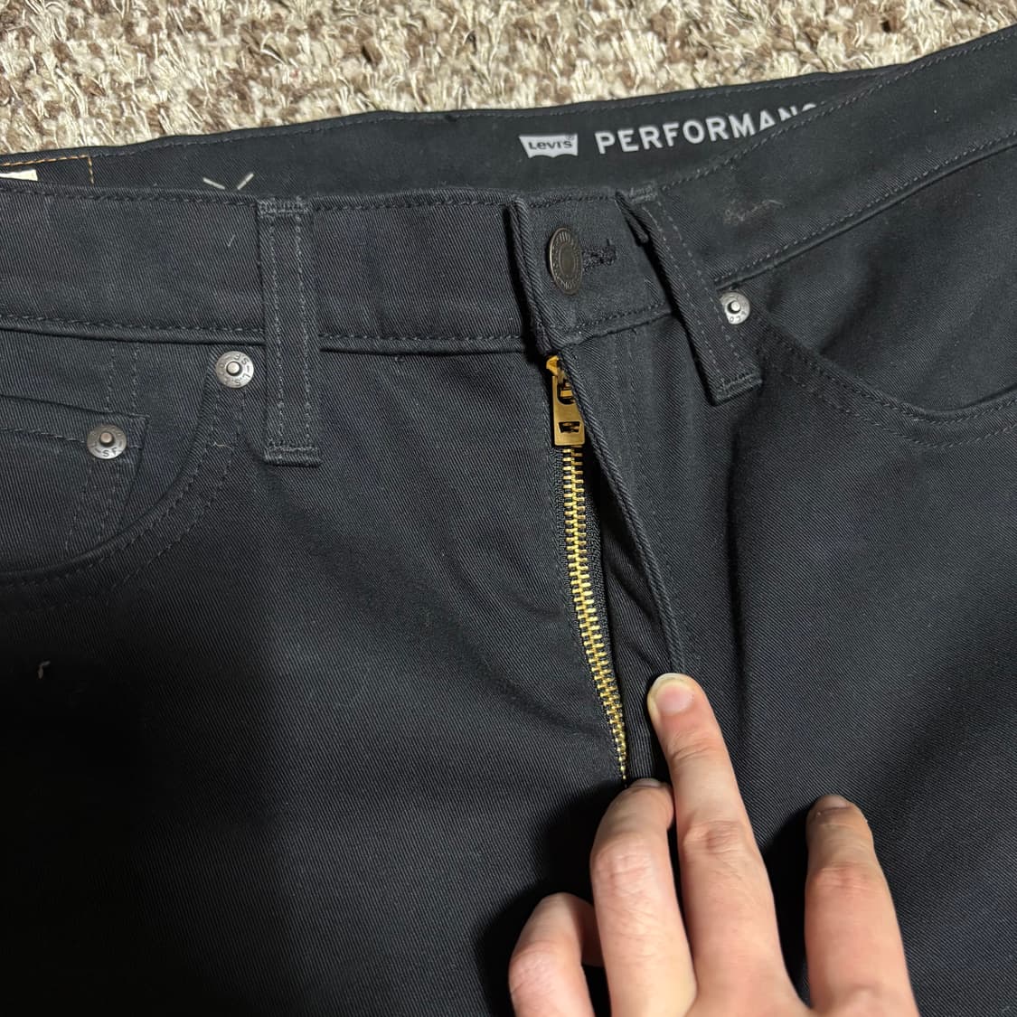 34 리바이스511 슬림스트레이트 블랙진 상품이미지3