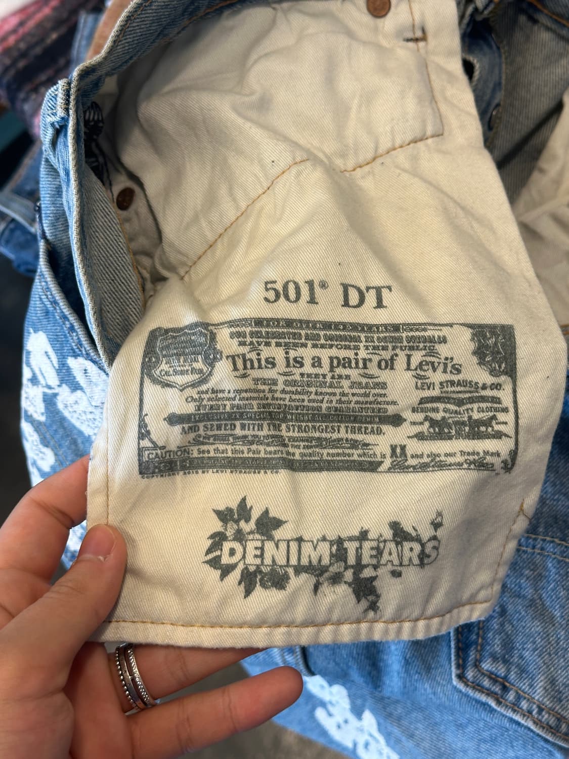 Levis x Denim Tears 501 DT W32 L32 상품이미지4