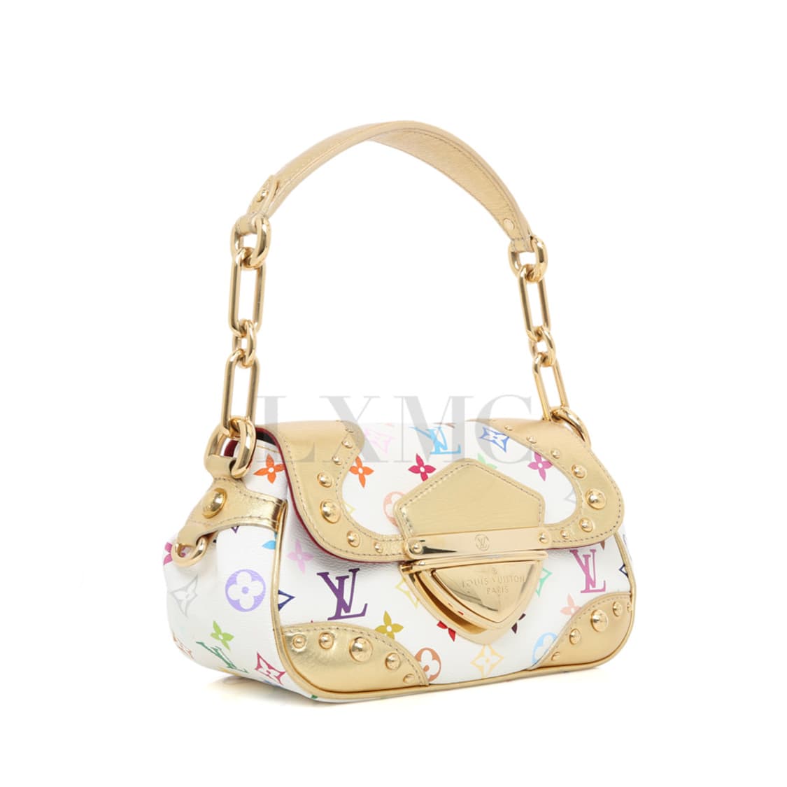 루이비통 멀티화이트 마를린 오르 골드 체인 숄더 M40206 상품이미지3