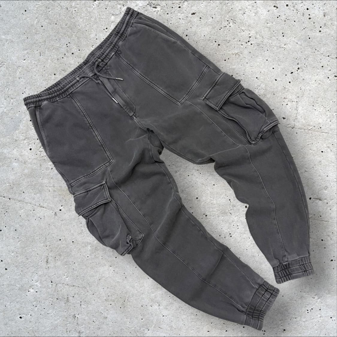 [52] 21s 준지 가먼트다잉 카고 조거 팬츠 C423 상품이미지1