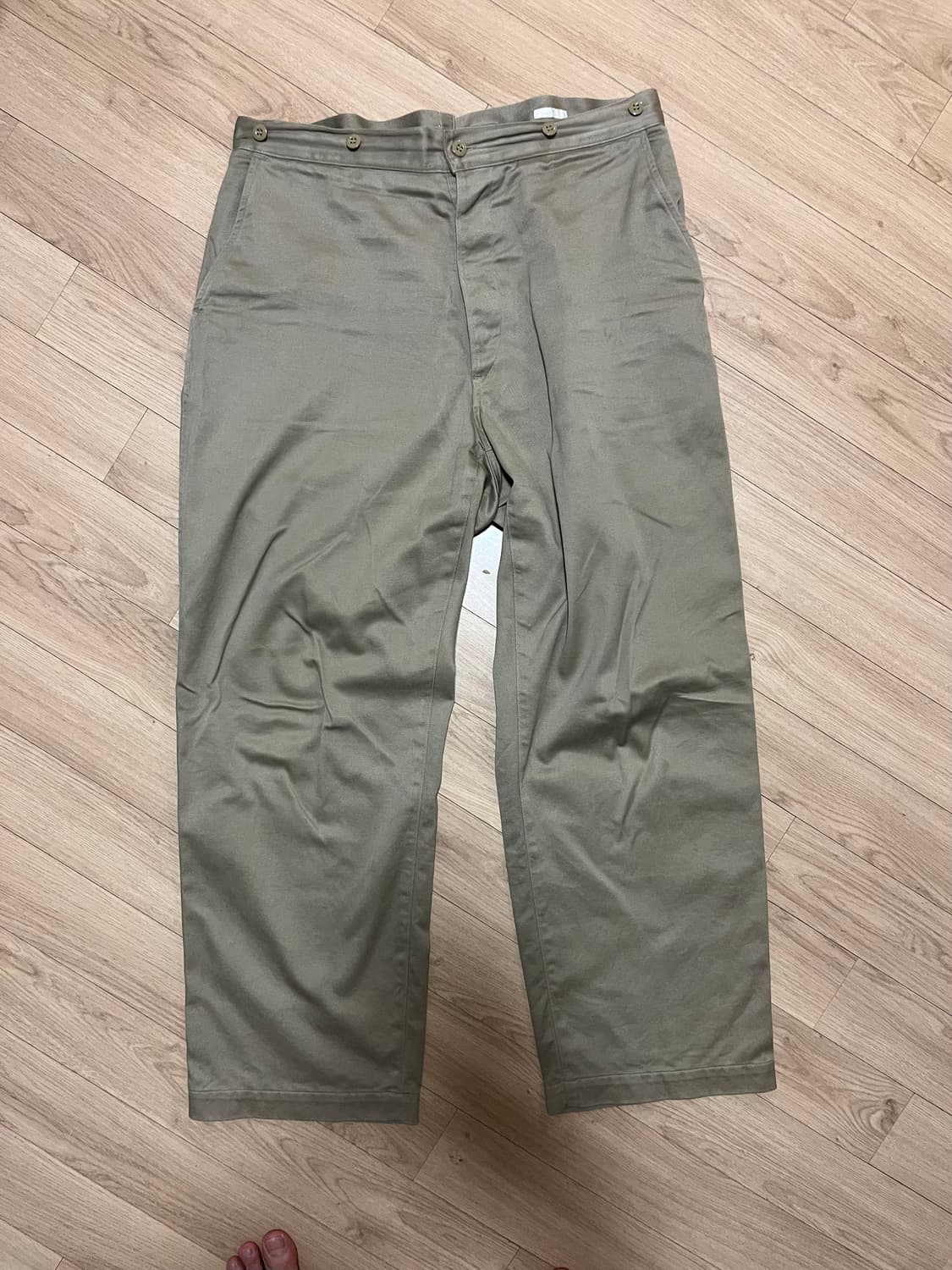 3) 22ss 코모리 코튼치노 오버 팬츠 상품이미지10